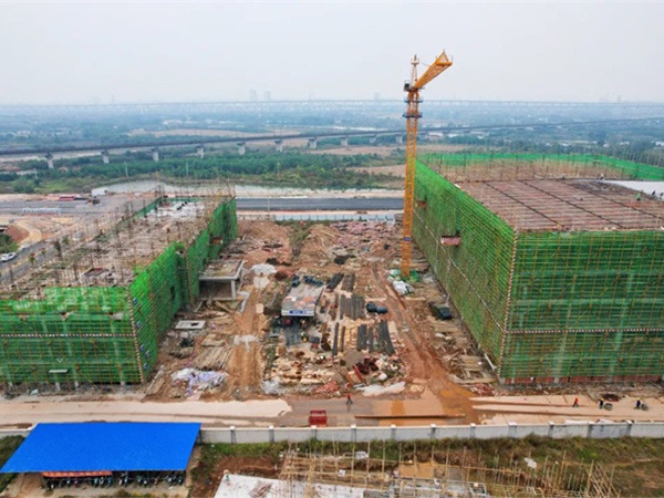 業盛堂物流科技園及醫療器械產業基地封頂在即 匠心傾注實力可鑒